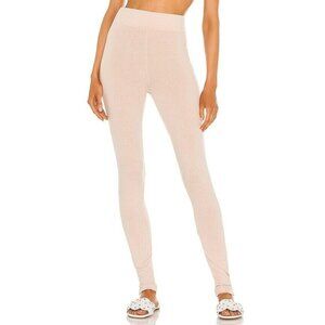 Mina Lisa Sweater Knit Leggings Beige Revolve